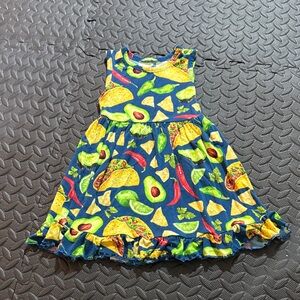 Gigi and Max Javier Twirl Bamboo Dress Tacos 24 months